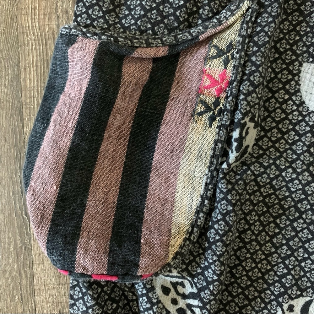 Harem Patchwork Pants - image 4